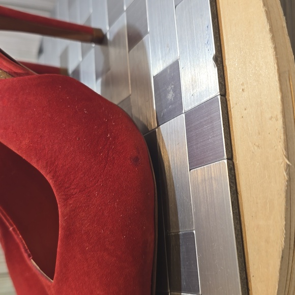 SCHULTZ MOLLYNA SCARLETT leather SLINGBACKS #79 - Picture 5 of 10